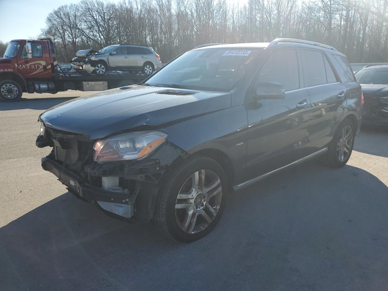Image 1 of 2012 MERCEDES-BENZ ML 350 BLUETEC 2012 with VIN 4JGDA2EB4CA000663
