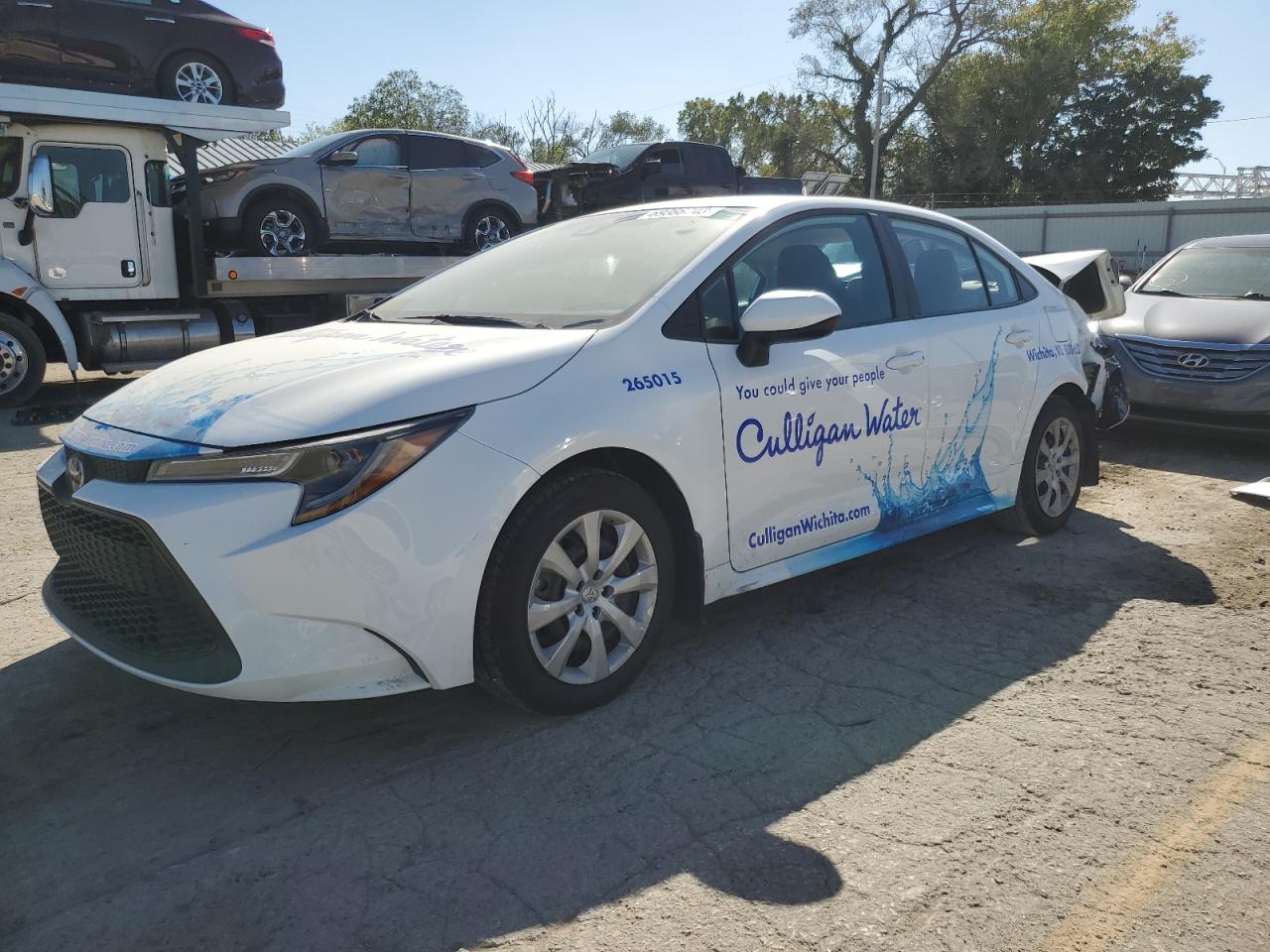 Image 1 of 2021 TOYOTA COROLLA LE 2021 with VIN 5YFEPMAE0MP265015