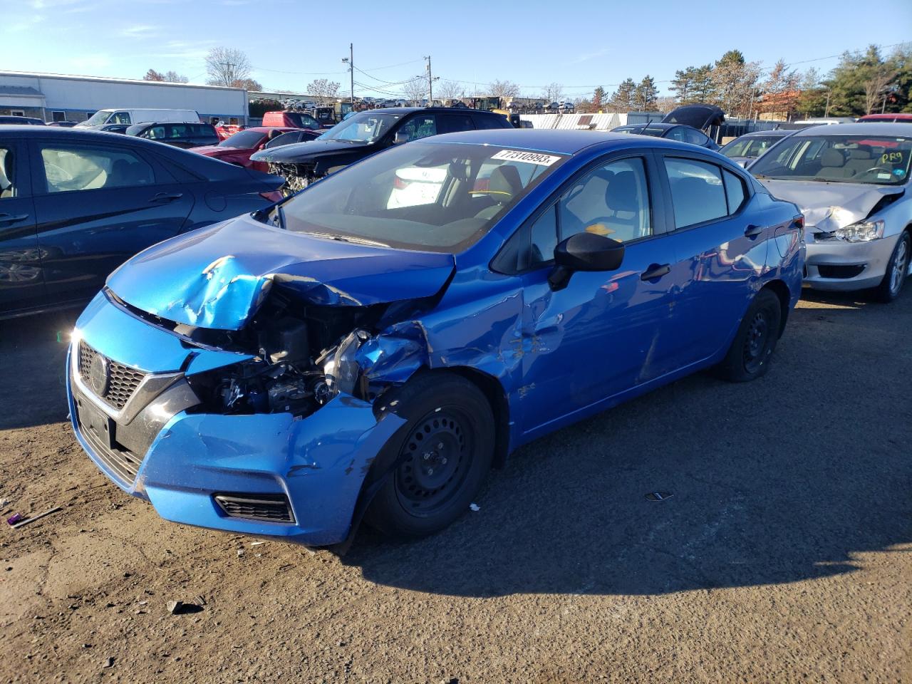 Image 1 of 2021 NISSAN VERSA S 2021 with VIN 3N1CN8DV9ML819023