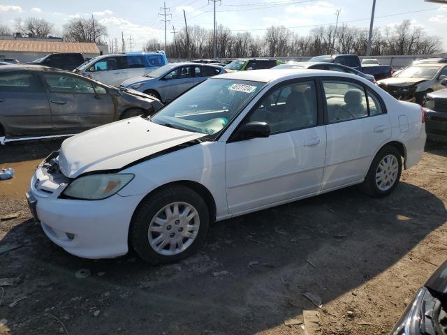 Image 1 of 2005 HONDA CIVIC LX 2005 with VIN 2HGES16565H536805