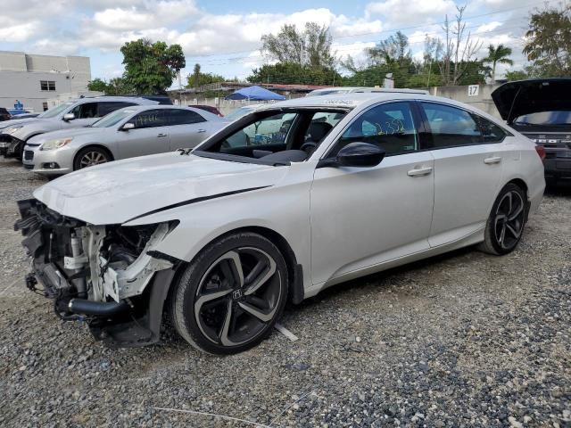 Image 1 of 2022 HONDA ACCORD SPORT 2022 with VIN 1HGCV1F37NA103697