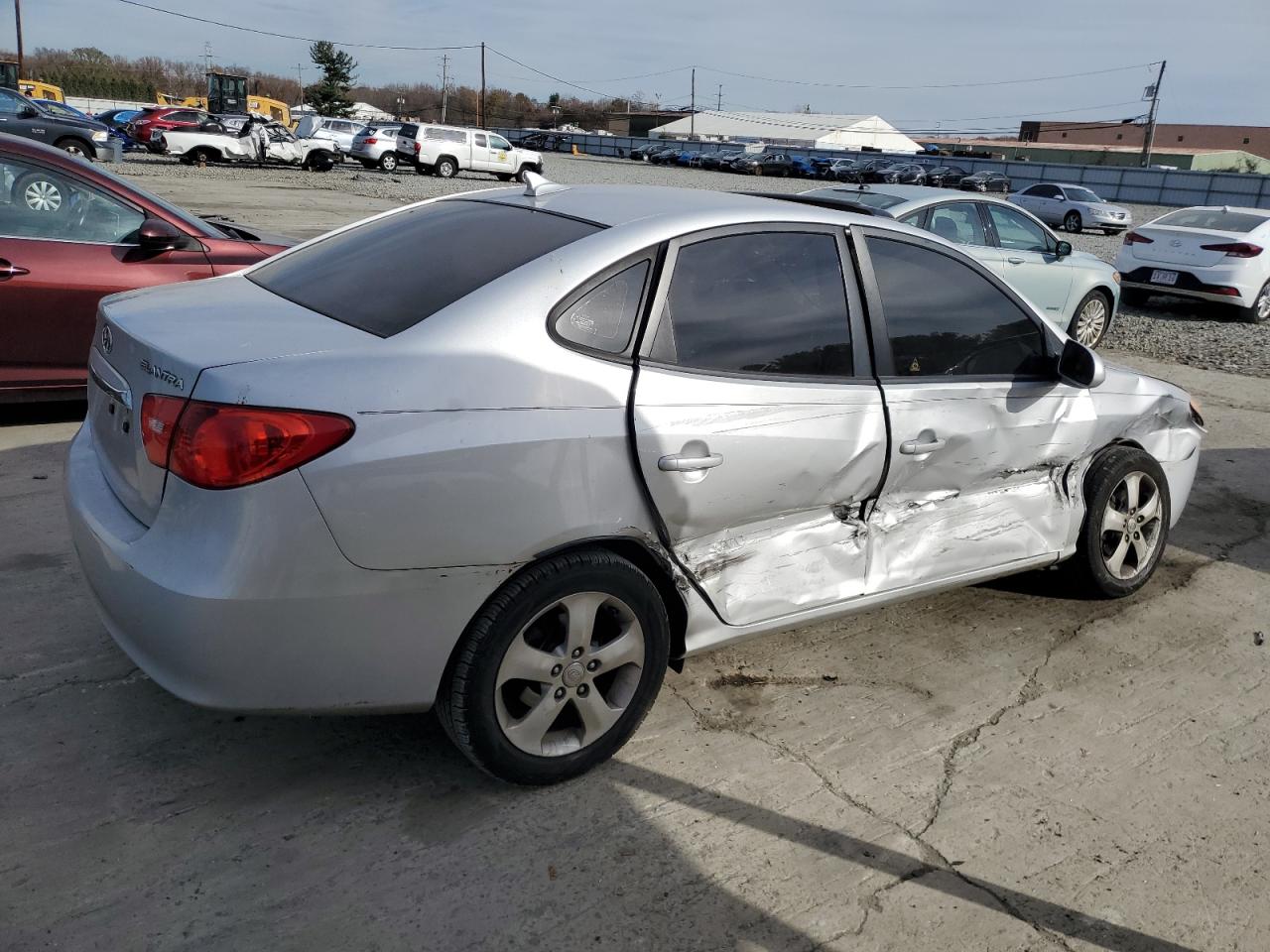 Image 3 of 2010 HYUNDAI ELANTRA BLUE 2010 with VIN KMHDU4AD3AU873052