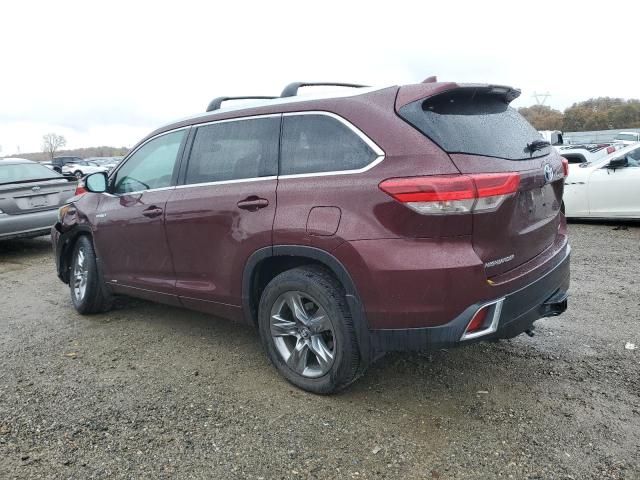 Изображение 2 2019 TOYOTA HIGHLANDER HYBRID LIMITED 2019 с VIN 5TDDGRFH8KS063507