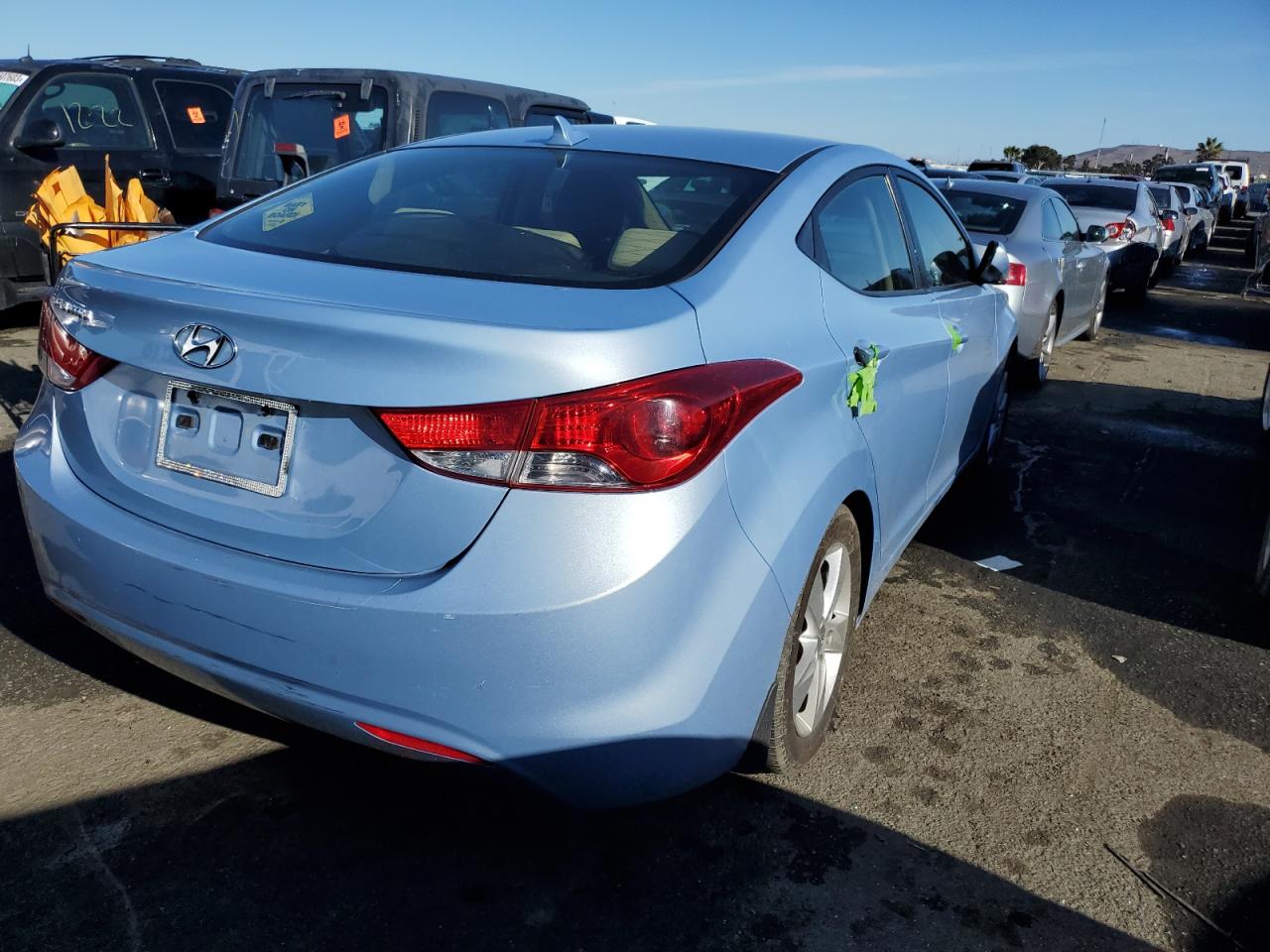 Изображение 3 2013 HYUNDAI ELANTRA GLS 2013 с VIN KMHDH4AE8DU568101