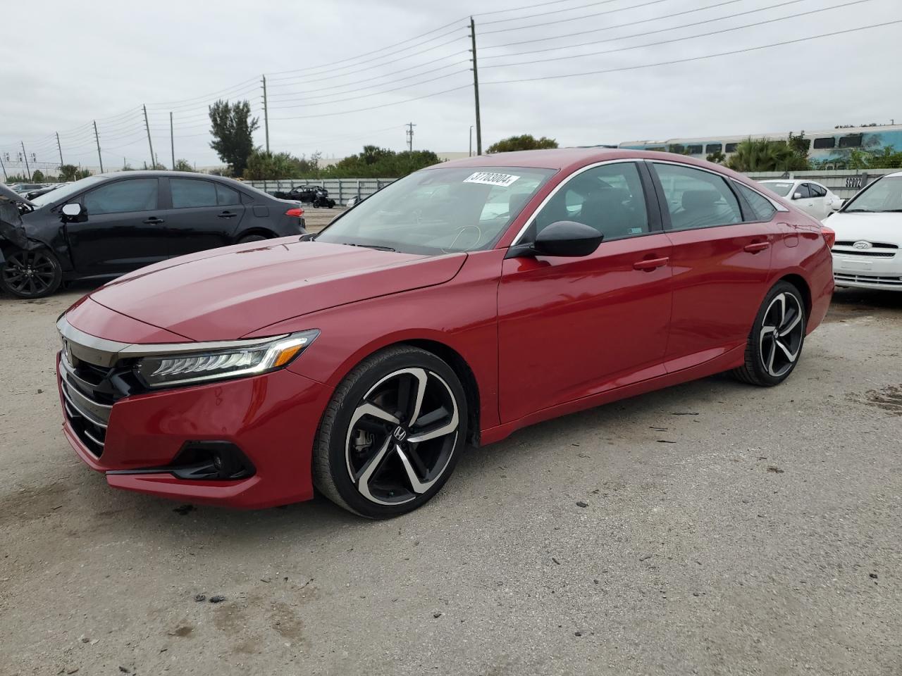 Image 1 of 2022 HONDA ACCORD SPORT 2022 with VIN 1HGCV1F30NA015767