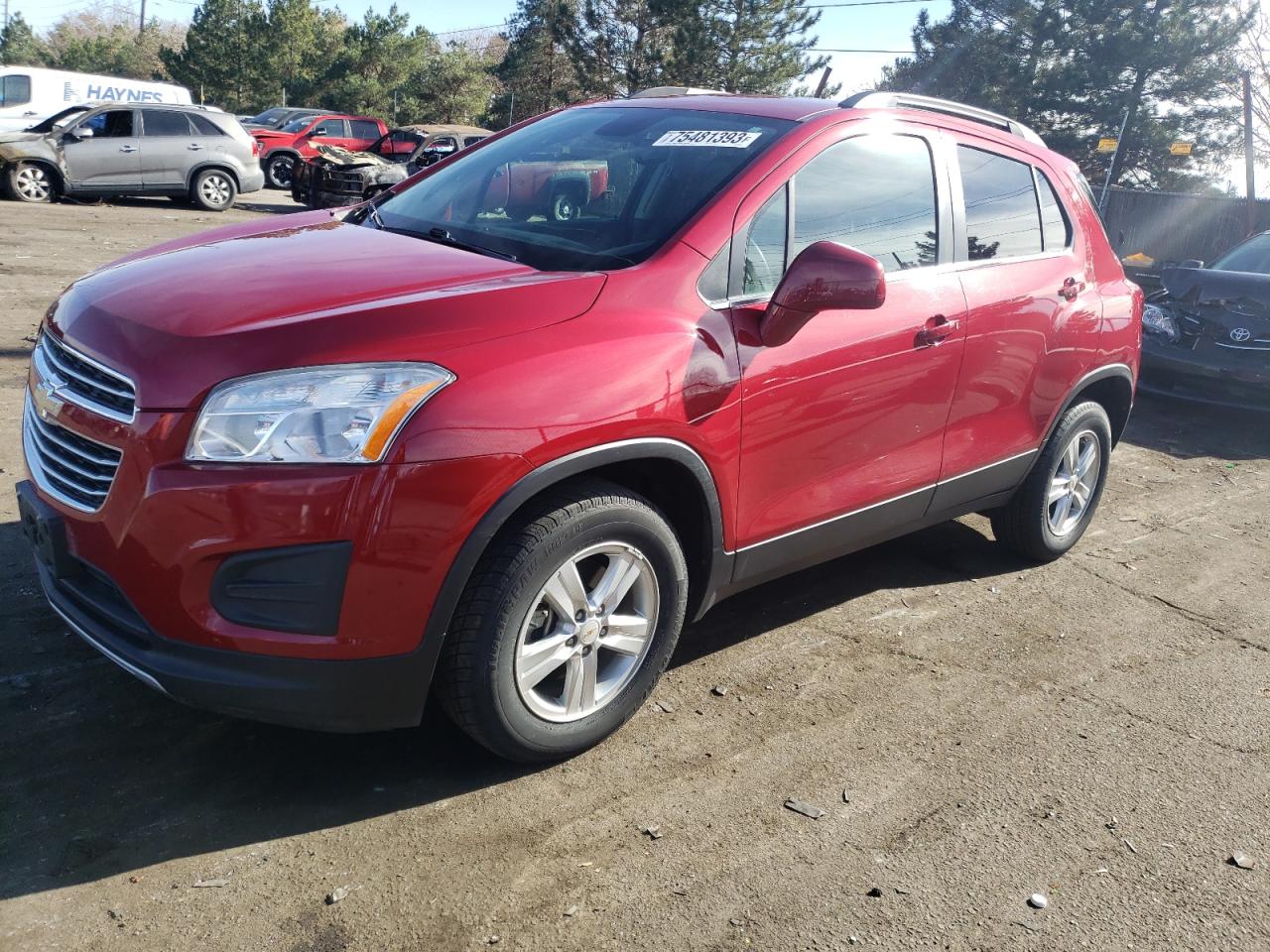 Obraz 1 z 2015 CHEVROLET TRAX 1LT 2015 z VIN KL7CJRSB8FB176964