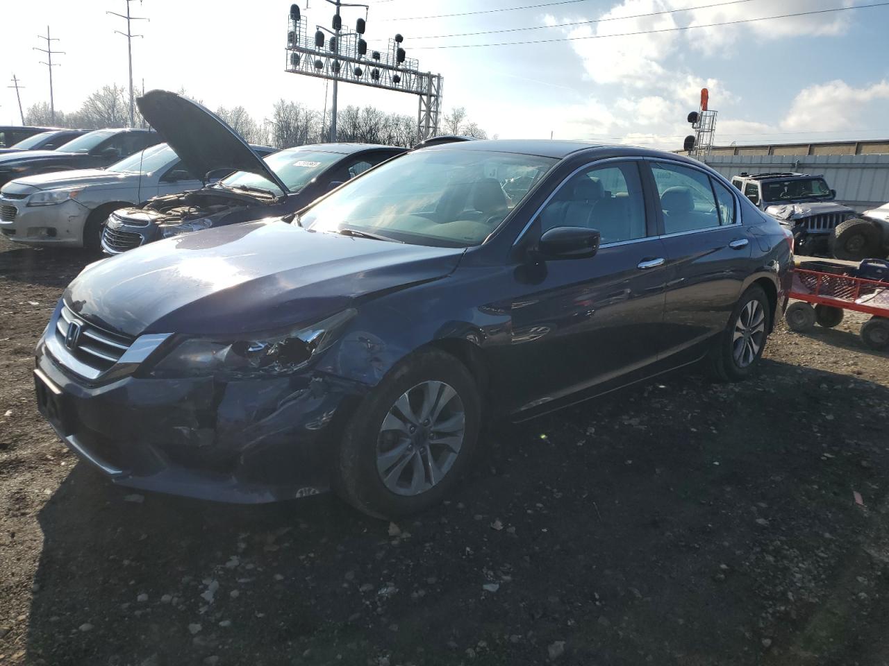 Image 1 of 2015 HONDA ACCORD LX 2015 with VIN 1HGCR2F30FA130185