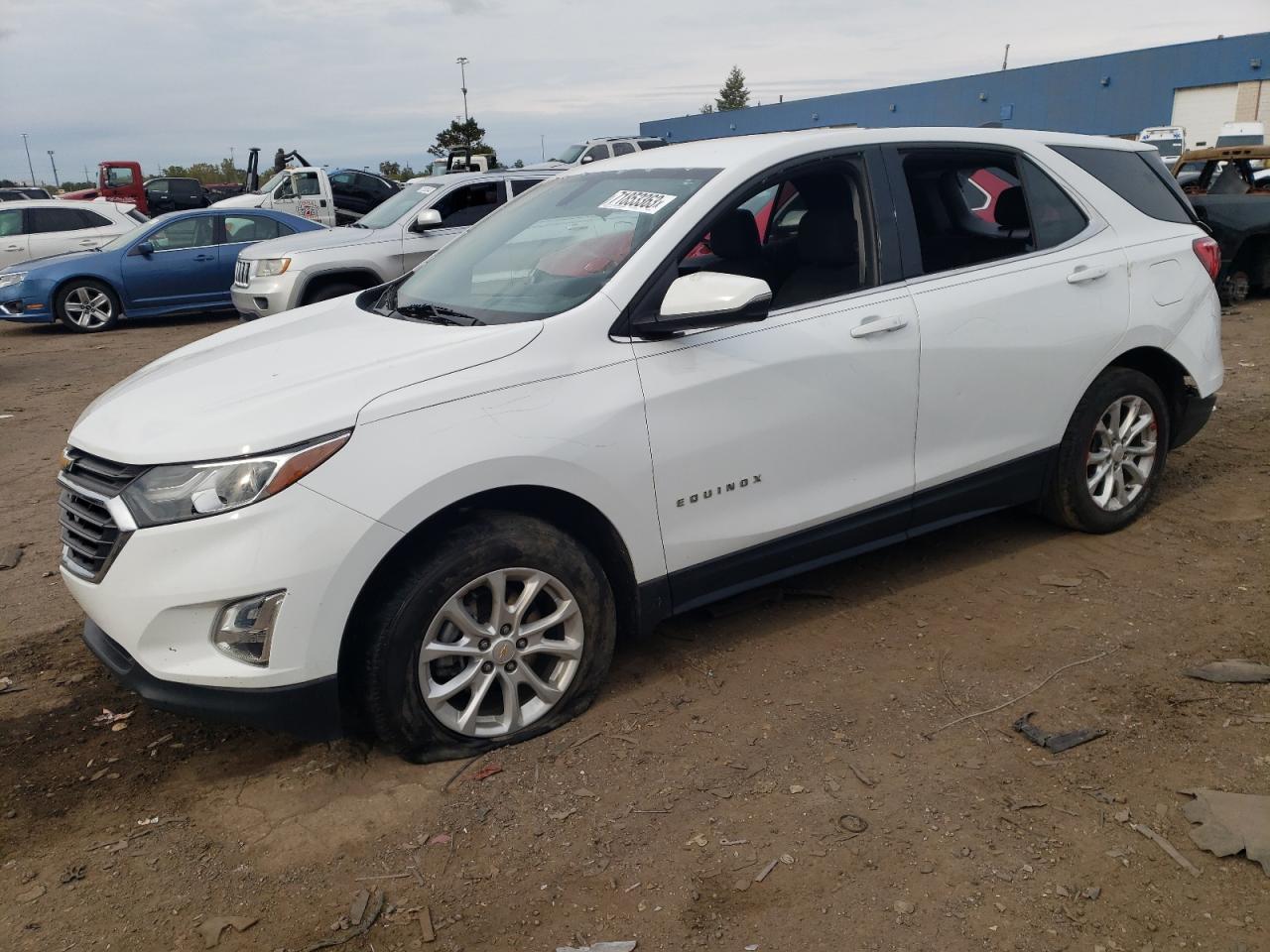 Image 1 of 2018 CHEVROLET EQUINOX LT 2018 with VIN 2GNAXJEV3J6257373