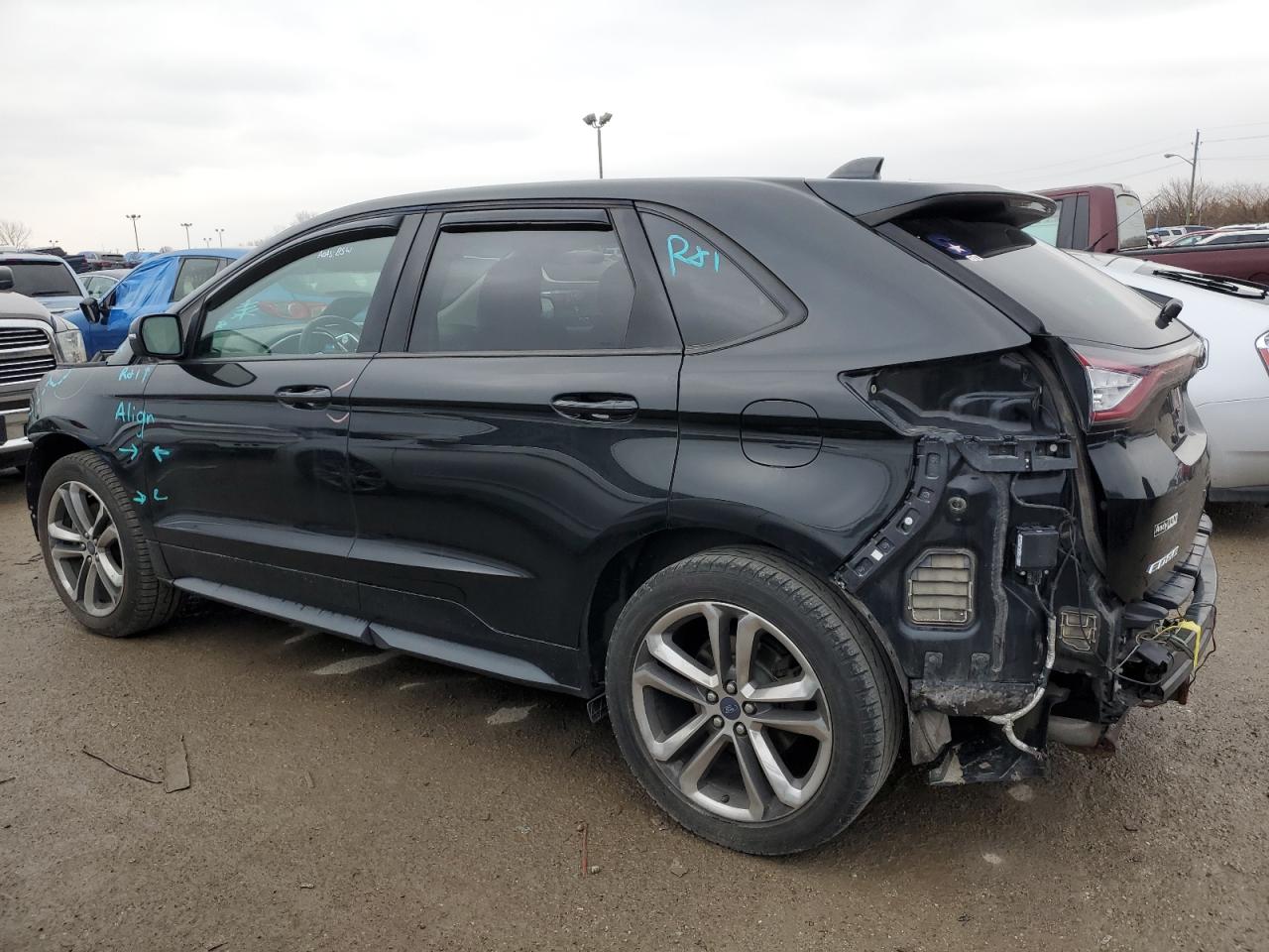 Image 2 of 2015 FORD EDGE SPORT 2015 with VIN 2FMTK3AP9FBB47117