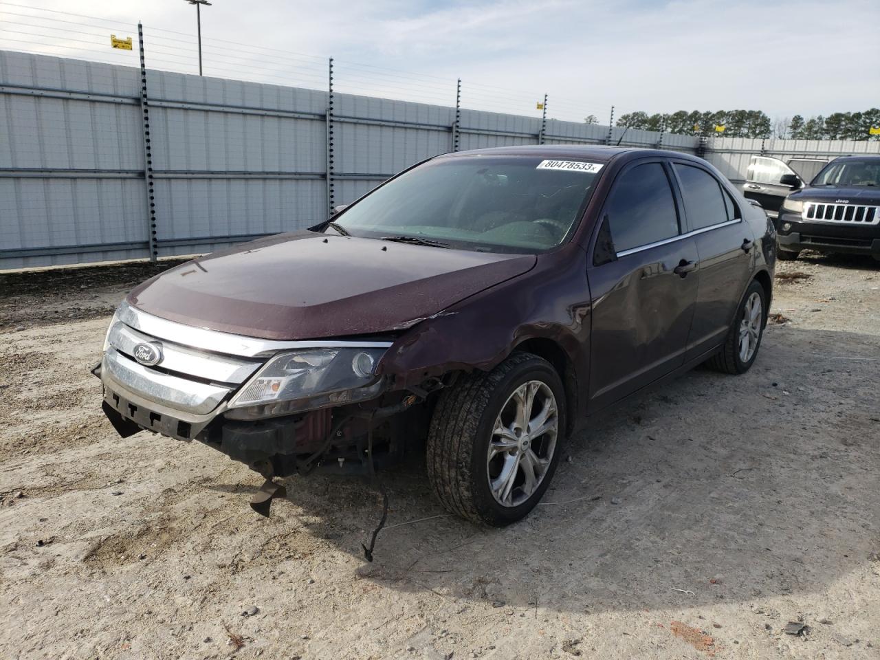 Image 1 of 2012 FORD FUSION SE 2012 with VIN 3FAHP0HA3CR406747