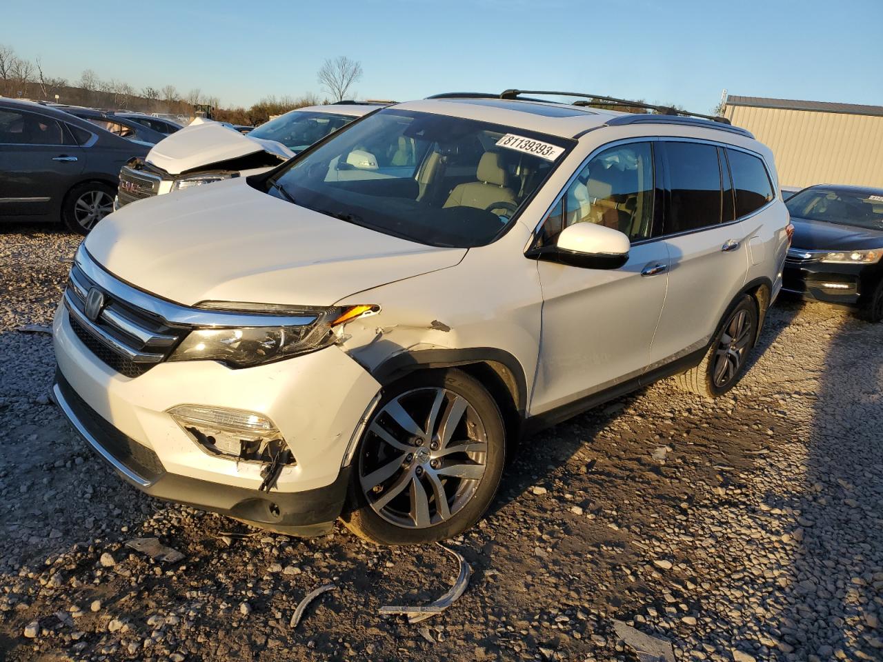 Image 1 of 2017 HONDA PILOT TOURING 2017 with VIN 5FNYF5H92HB033354