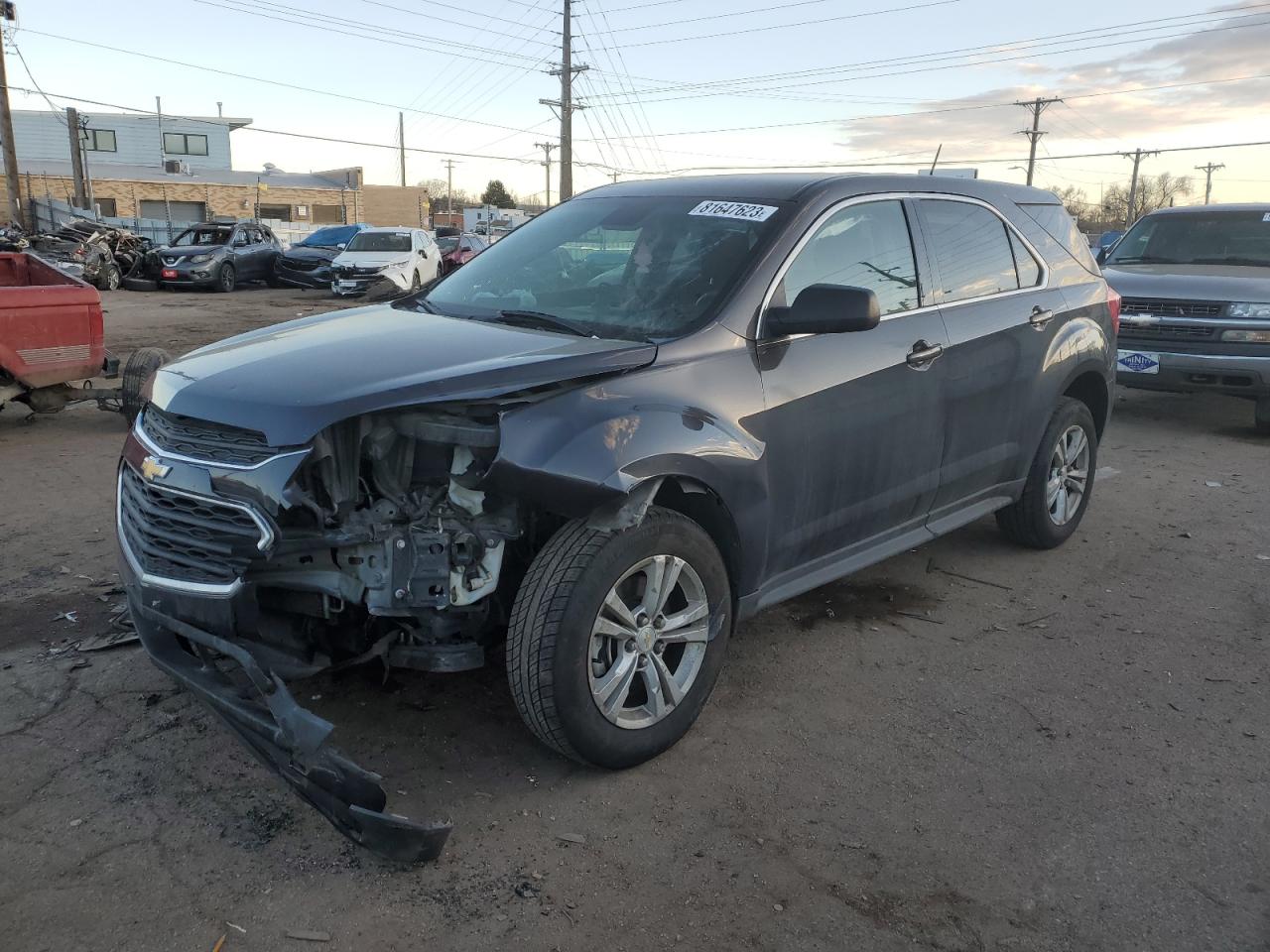 Image 1 of 2016 CHEVROLET EQUINOX LS 2016 with VIN 2GNALBEK5G6309182