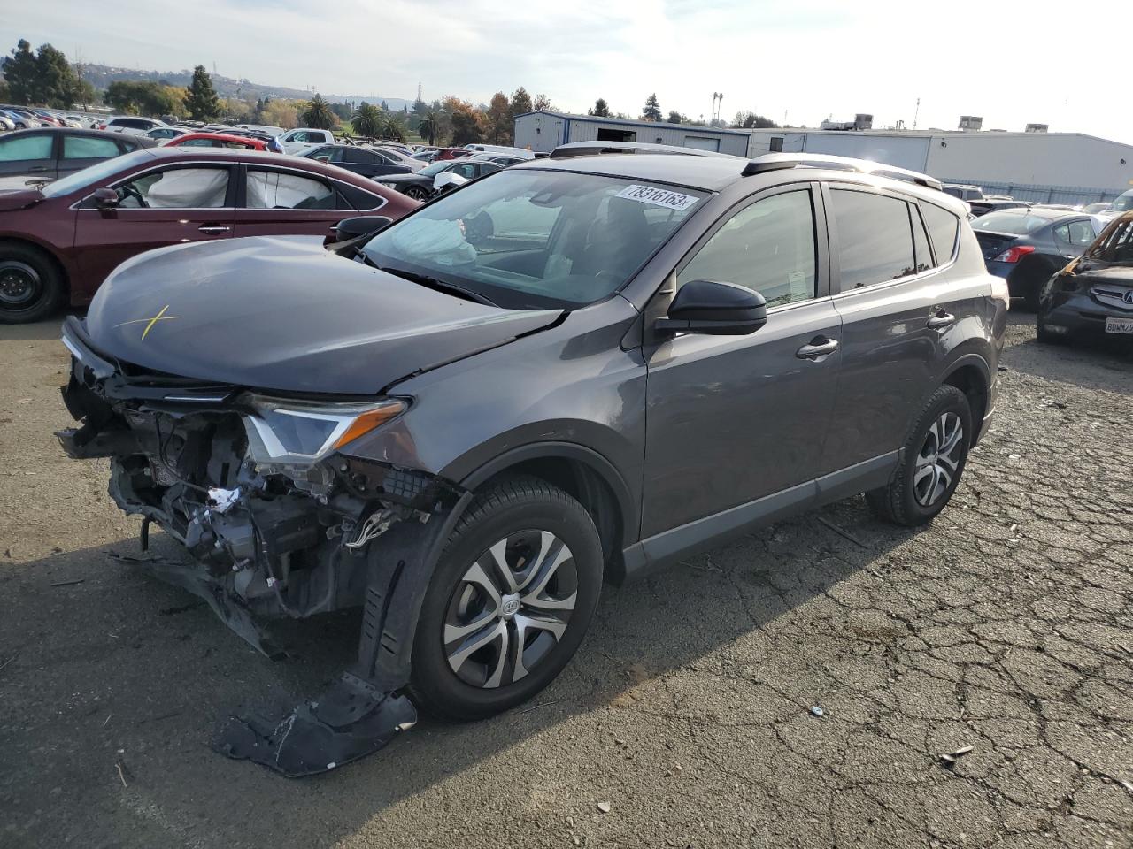 Image 1 of 2017 TOYOTA RAV4 LE 2017 with VIN JTMZFREV3HJ126616