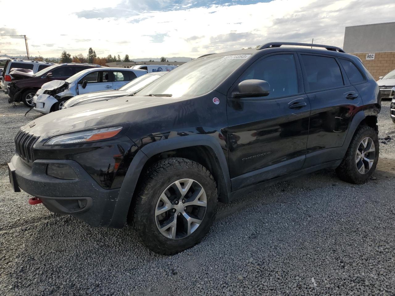 Image 1 of 2017 JEEP CHEROKEE TRAILHAWK 2017 with VIN 1C4PJMBS8HD221173