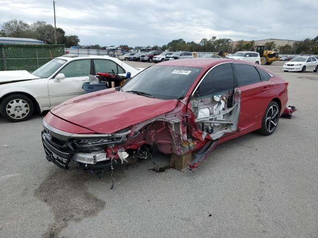 Image 1 of 2021 HONDA ACCORD SPORT SE 2021 with VIN 1HGCV1F45MA053793