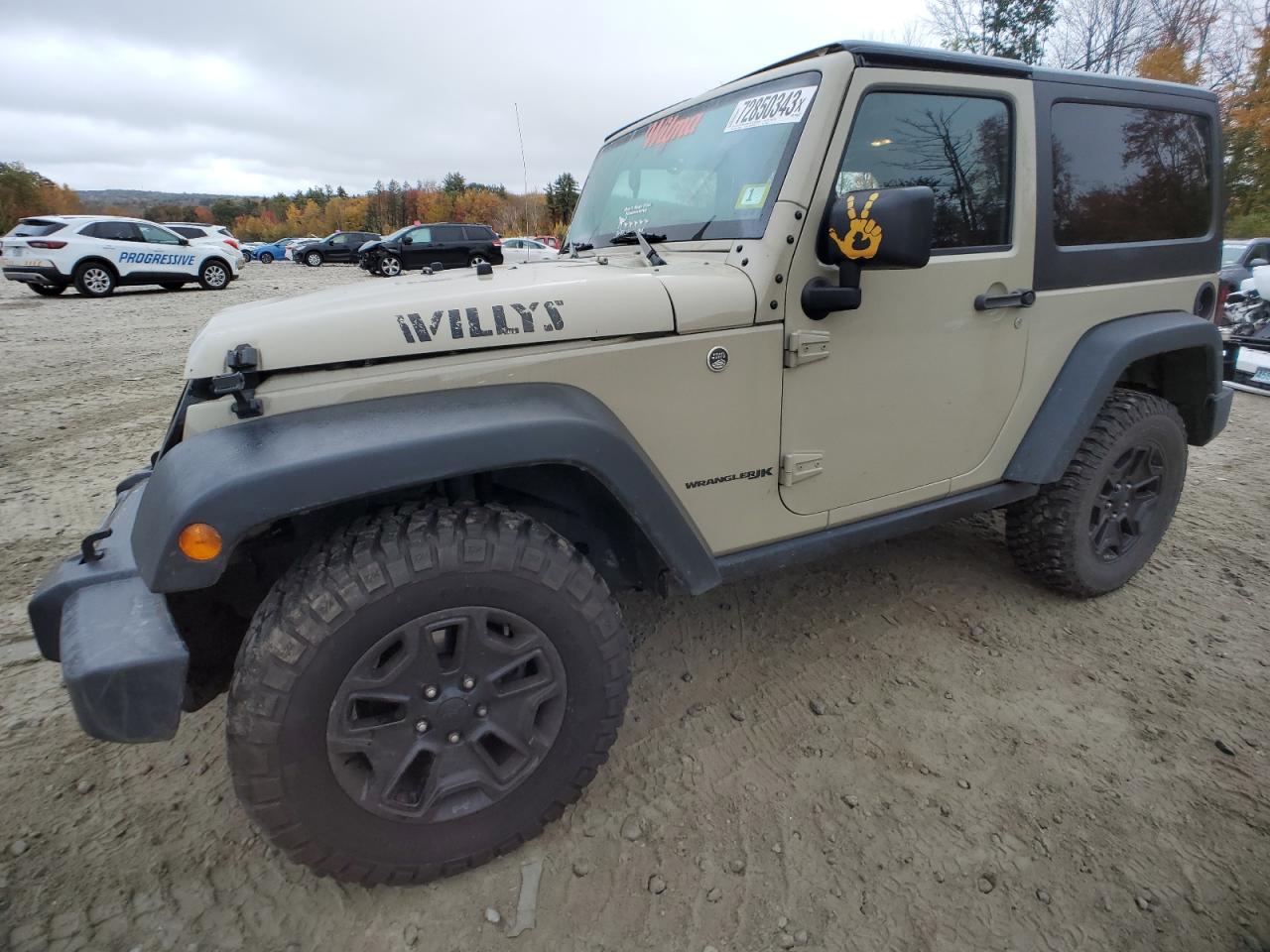 Image 1 of 2018 JEEP WRANGLER SPORT 2018 with VIN 1C4AJWAG7JL838624