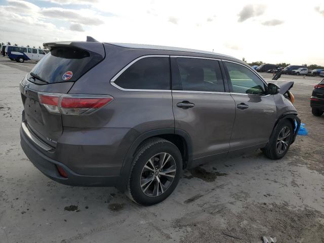 Image 3 of 2016 TOYOTA HIGHLANDER XLE 2016 with VIN 5TDJKRFH1GS326770