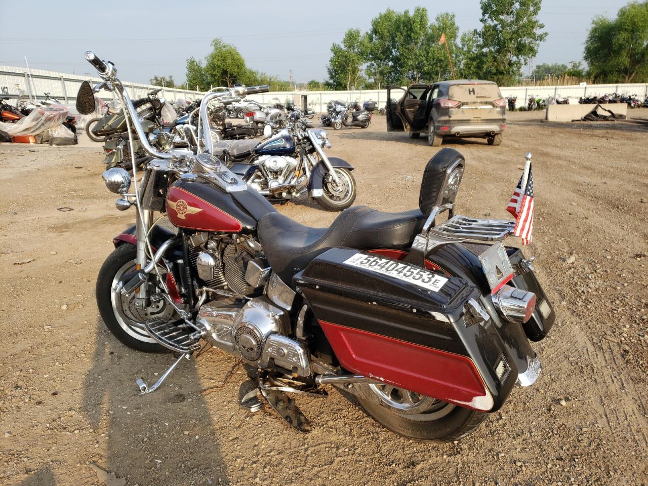 Image 3 of 2005 HARLEY-DAVIDSON FLSTFI  2005 with VIN 1HD1BXB135Y078230