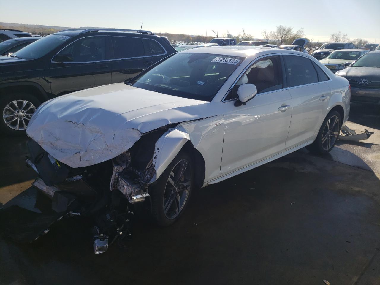 Image 1 of 2017 AUDI A4 PREMIUM PLUS 2017 with VIN WAUENAF48HN012352