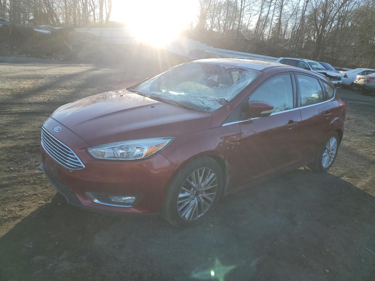 Image 1 of 2015 FORD FOCUS TITANIUM 2015 with VIN 1FADP3N29FL303865