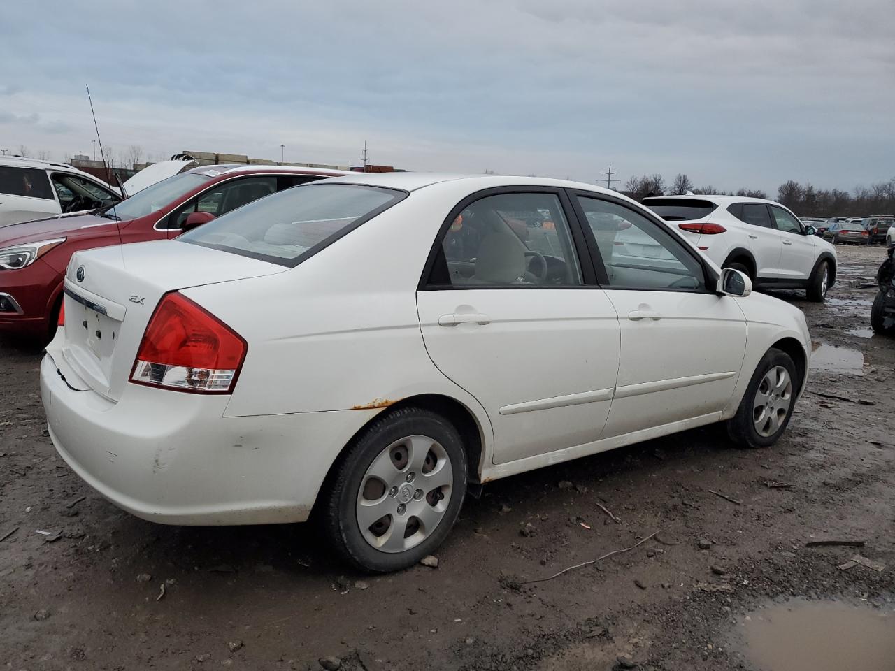 Image 3 of 2009 KIA SPECTRA EX 2009 with VIN KNAFE221X95629811