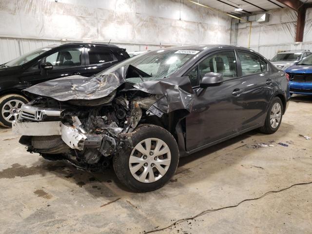 Image 1 of 2012 HONDA CIVIC LX 2012 with VIN 19XFB2F50CE005035