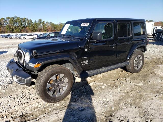 Image 1 of 2021 JEEP WRANGLER UNLIMITED SAHARA 2021 with VIN 1C4HJXEG7MW684529