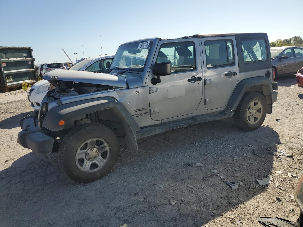 Obraz 1 z 2016 JEEP WRANGLER UNLIMITED SPORT 2016 z VIN 1C4BJWKG3GL156903