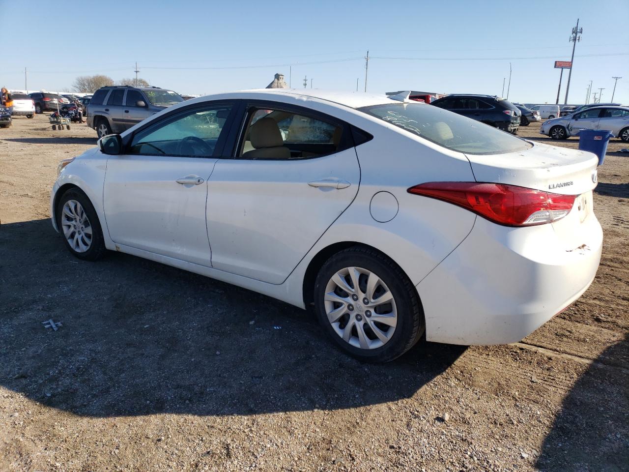 Image 2 of 2011 HYUNDAI ELANTRA GLS 2011 with VIN 5NPDH4AEXBH025165