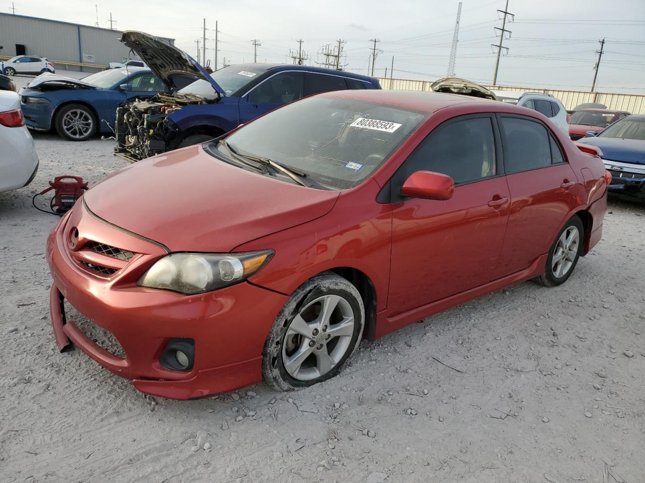Image 1 of 2012 TOYOTA COROLLA BASE 2012 with VIN 5YFBU4EE7CP012438