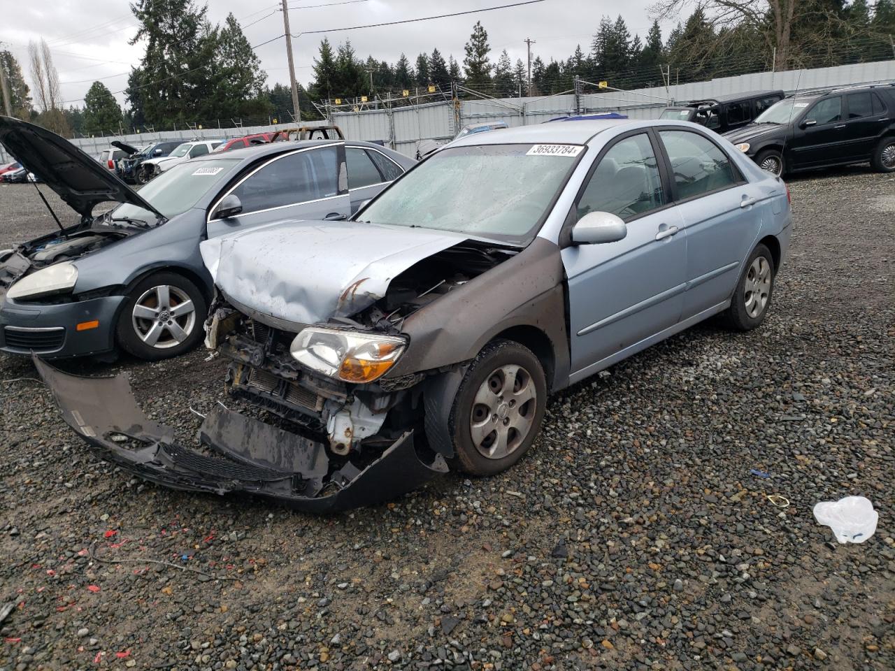 Изображение 1 2008 KIA SPECTRA EX 2008 с VIN KNAFE121X85548218