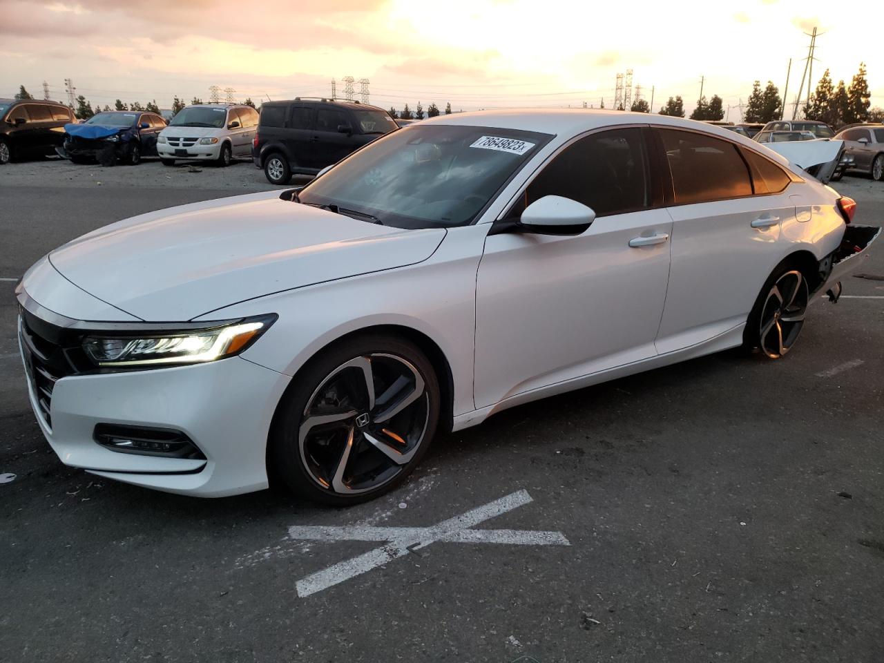 Изображение 1 2019 HONDA ACCORD SPORT 2019 с VIN 1HGCV1F36KA026753