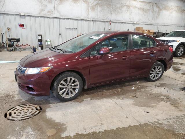 Image 1 of 2012 HONDA CIVIC EX 2012 with VIN 19XFB2F8XCE100132