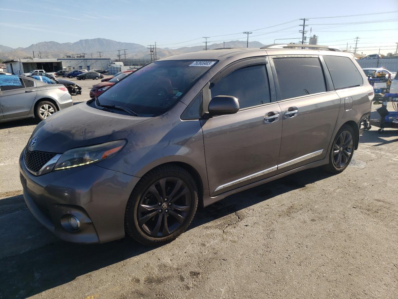 Image 1 of 2015 TOYOTA SIENNA SPORT 2015 with VIN 5TDXK3DC7FS602611