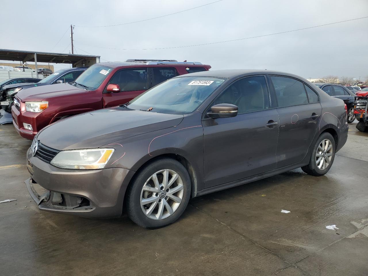 Image 1 of 2012 VOLKSWAGEN JETTA SE 2012 with VIN 3VWDX7AJ1CM454396