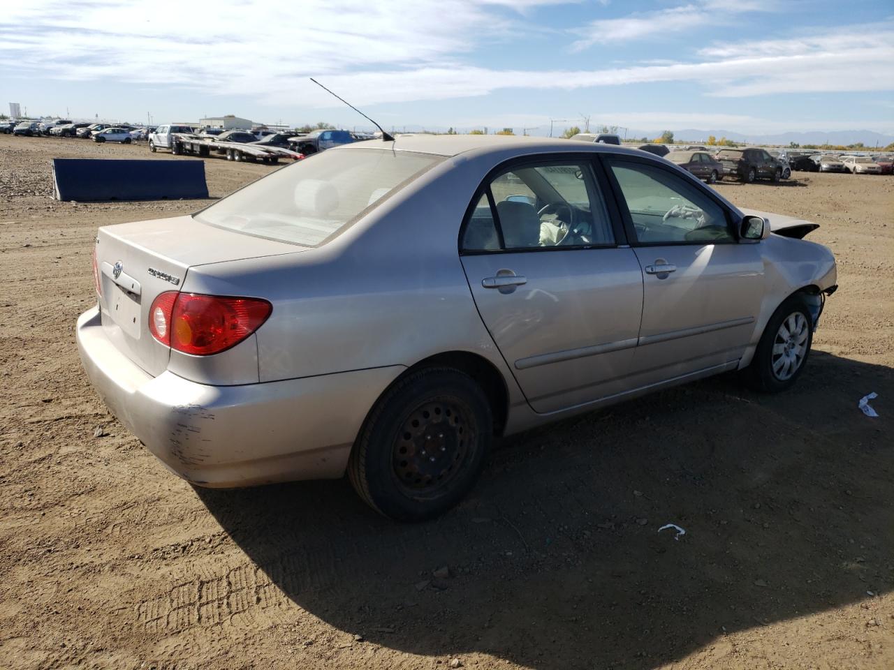 Image 3 of 2003 TOYOTA COROLLA CE 2003 with VIN 1NXBR32EX3Z143829