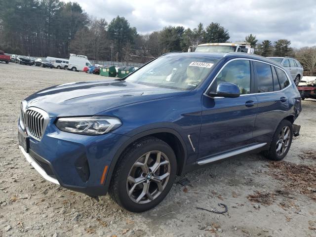 Image 1 of 2022 BMW X3 XDRIVE30I 2022 with VIN 5UX53DP02N9K53848