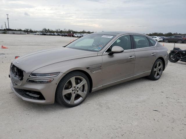 Image 1 of 2021 GENESIS G80 BASE 2021 with VIN KMTGC4SD5MU081686