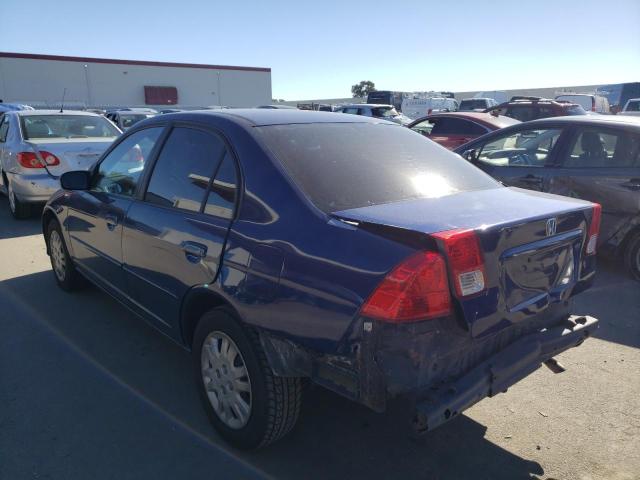 Изображение 2 2005 HONDA CIVIC LX 2005 с VIN 2HGES16575H595118
