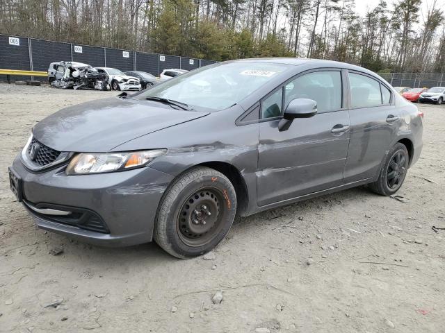 Image 1 of 2013 HONDA CIVIC LX 2013 with VIN 2HGFB2F58DH574660