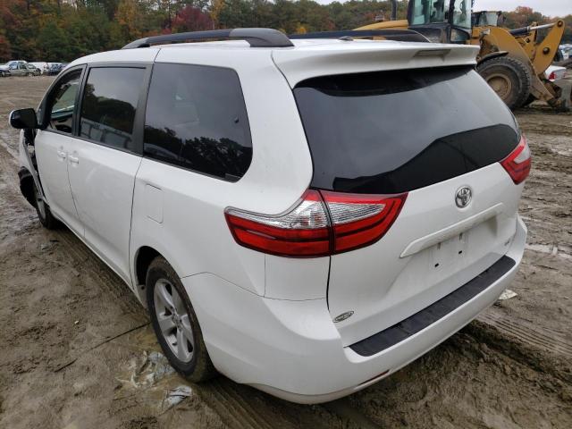 Obraz 3 z 2017 TOYOTA SIENNA LE 2017 z VIN 5TDKZ3DC8HS868275