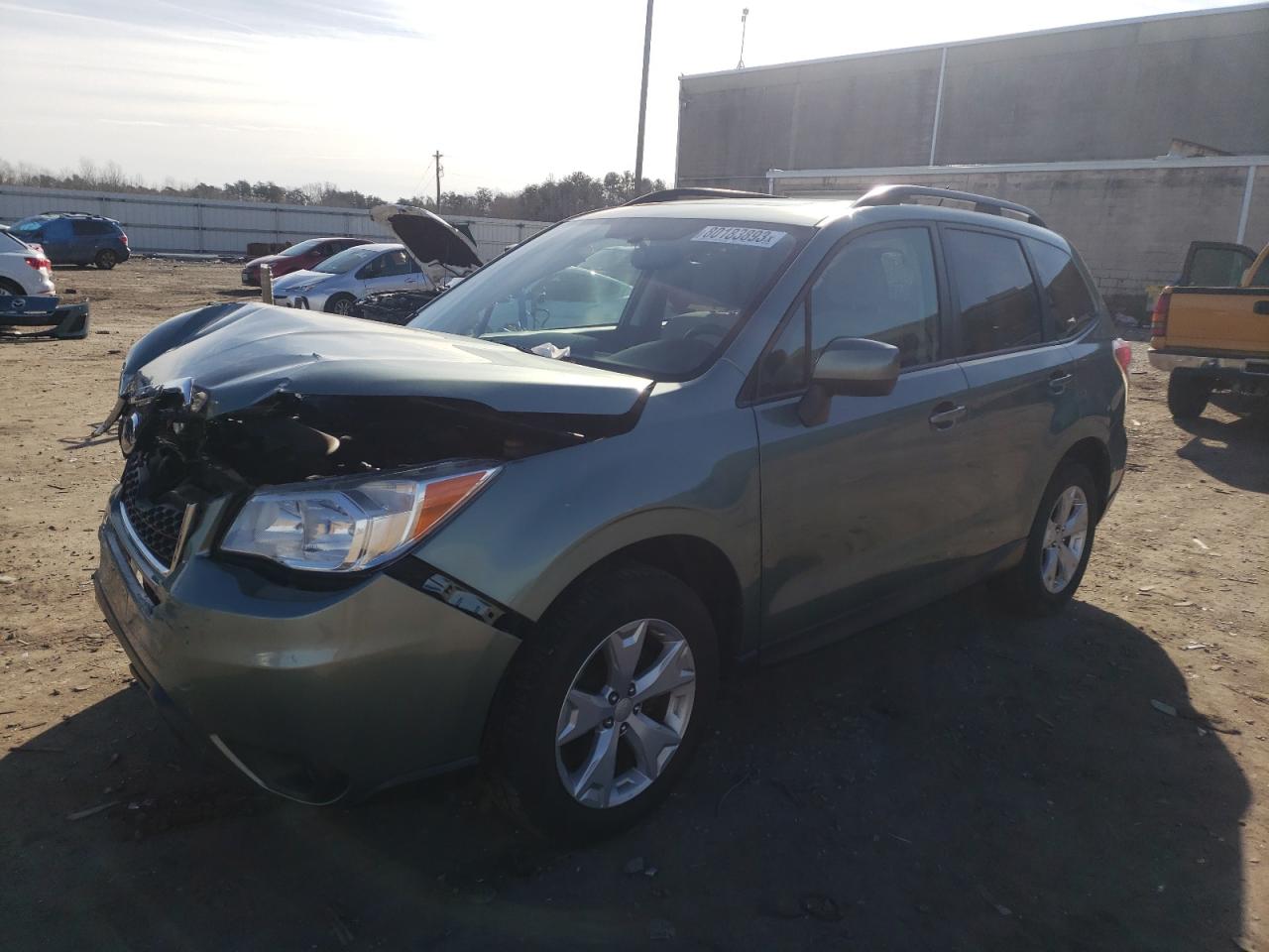 Image 1 of 2015 SUBARU FORESTER 2.5I PREMIUM 2015 with VIN JF2SJADC2FH512645