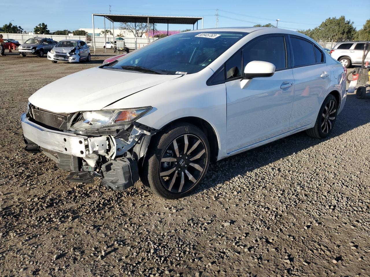 Image 1 of 2015 HONDA CIVIC EXL 2015 with VIN 19XFB2F93FE268482