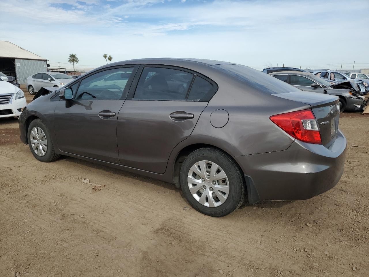 Image 2 of 2012 HONDA CIVIC LX 2012 with VIN 19XFB2F55CE304505