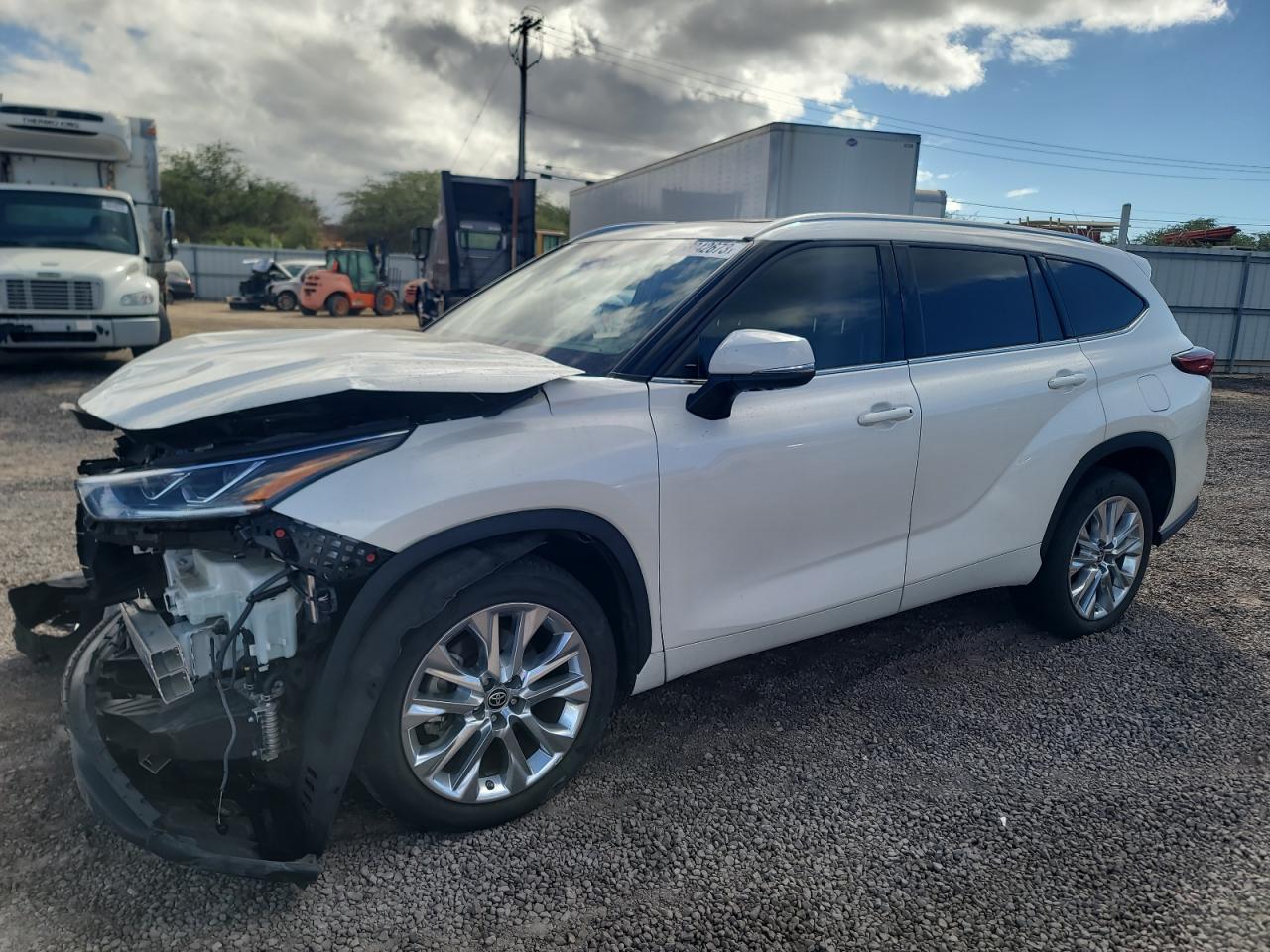 Image 1 of 2020 TOYOTA HIGHLANDER LIMITED 2020 with VIN 5TDYZRAH5LS006671
