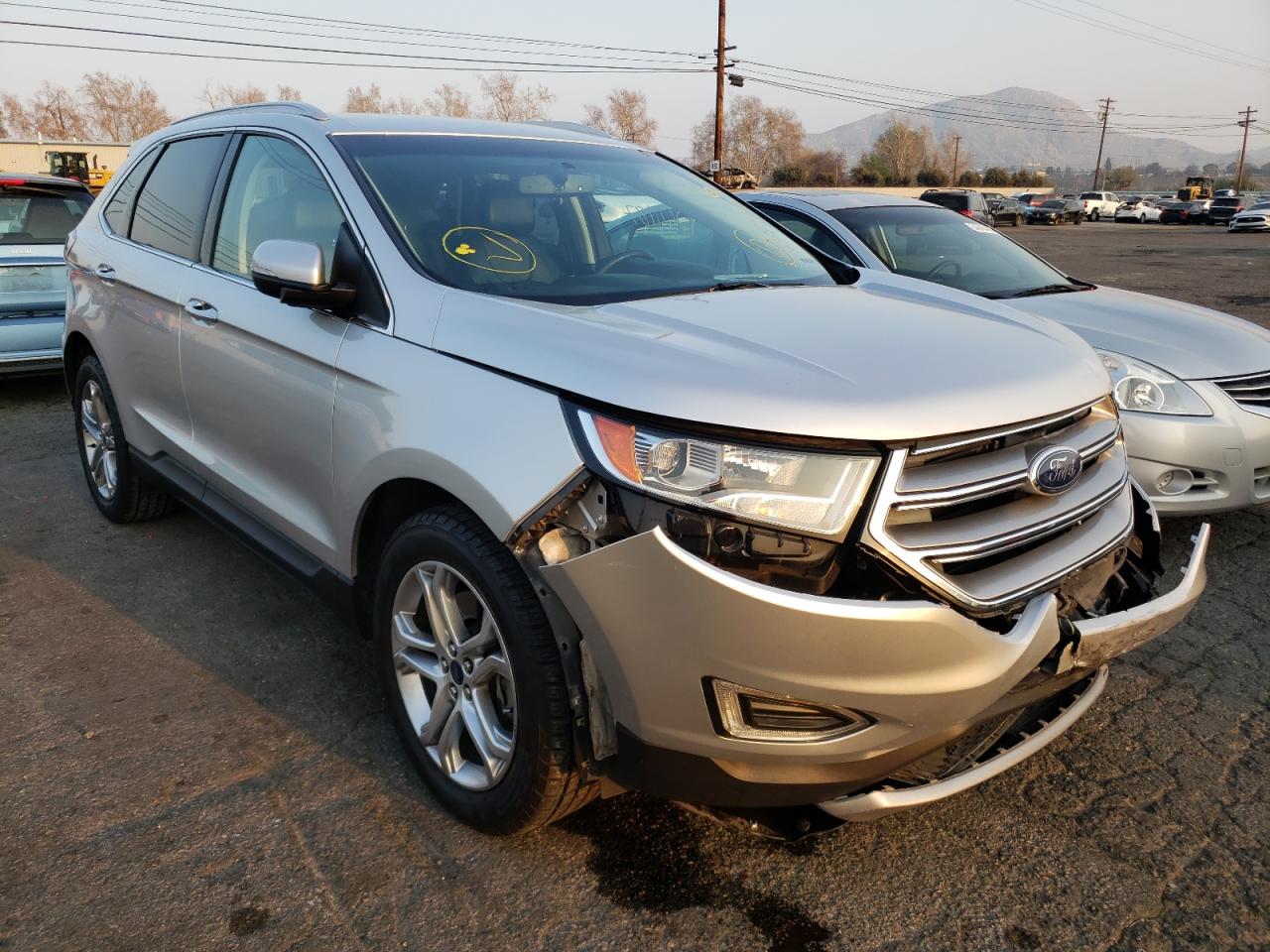 Image 1 of 2015 FORD EDGE TITANIUM 2015 with VIN 2FMTK4K94FBB56796