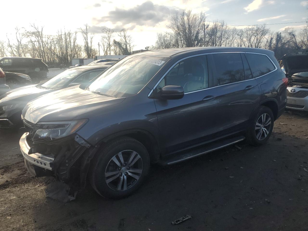 Изображение 1 2018 HONDA PILOT EXL 2018 с VIN 5FNYF6H68JB018505