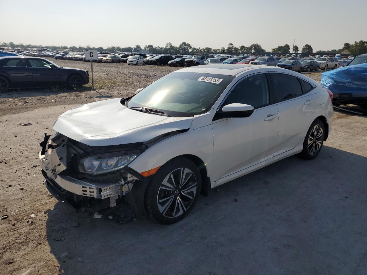 Image 1 of 2017 HONDA CIVIC EXL 2017 with VIN 19XFC1F71HE029179