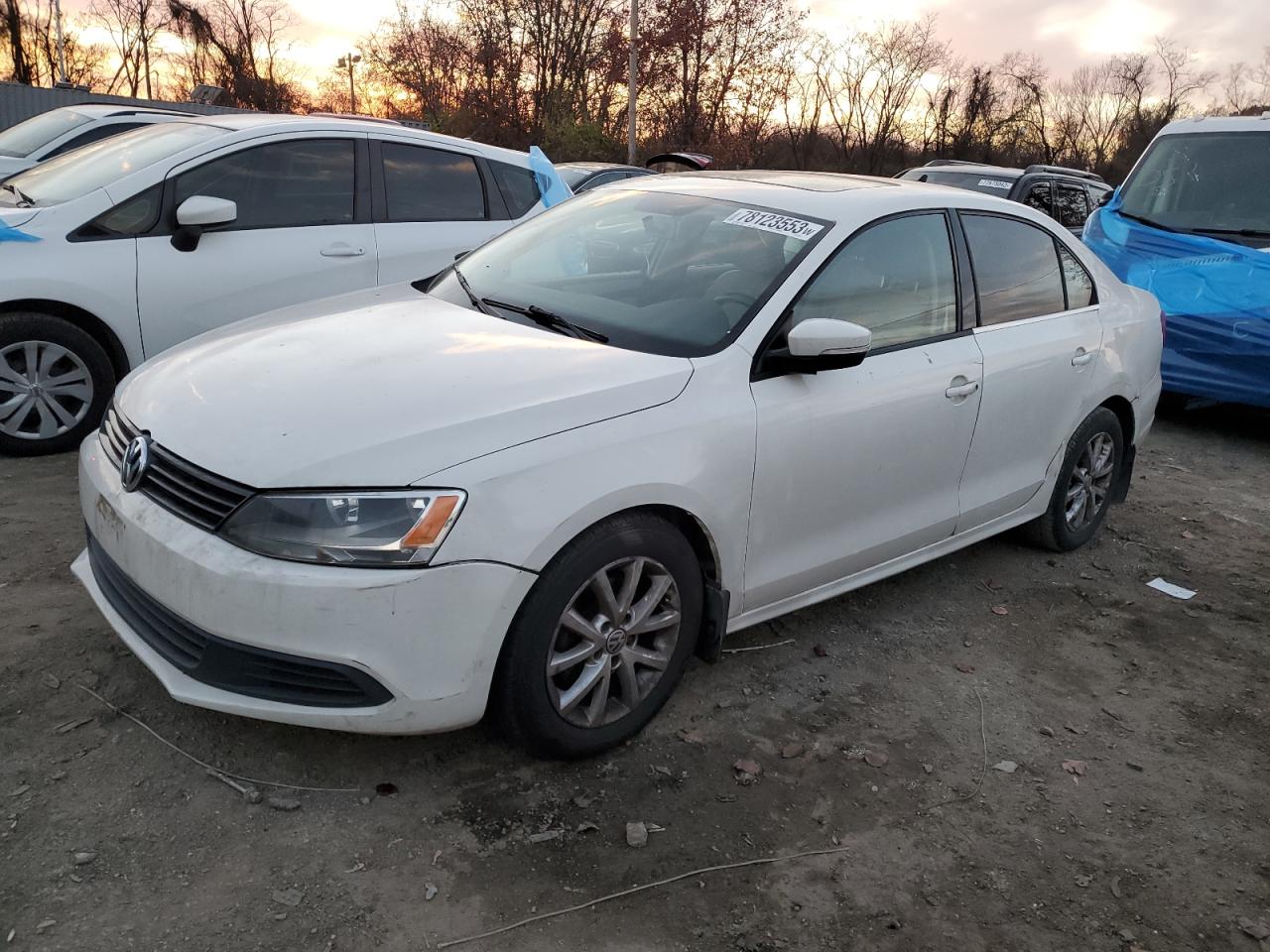 Image 1 of 2012 VOLKSWAGEN JETTA SE 2012 with VIN 3VWDP7AJ2CM007267