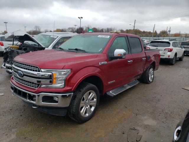 Image 1 of 2018 FORD F150 SUPERCREW 2018 with VIN 1FTFW1E19JFD82771